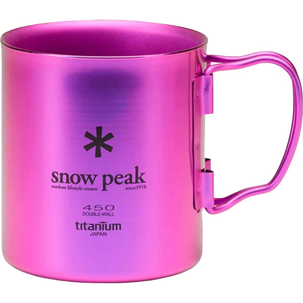 Термокухоль Snow Peak MG-053PR-US Ti-Double 0.45l Purple