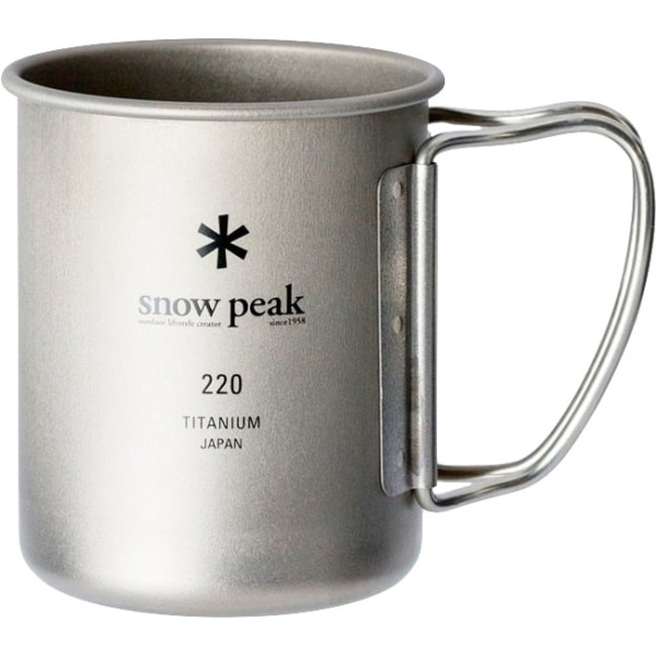 Mug Snow Peak MG-141 Titanium Single Wall 220ml