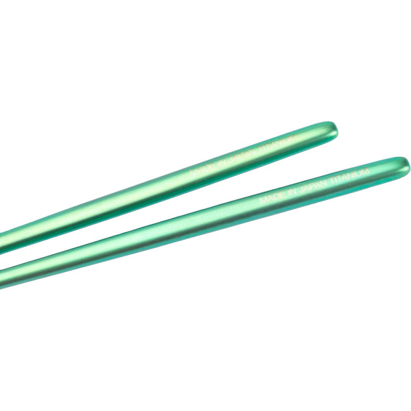 Japanese Snow Peak SCT-115-GR Titanium Chopsticks (green)