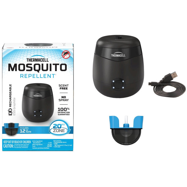 Устройство от комаров Thermacell E55 Rechargeable Mosquito Repeller ц:charcoal