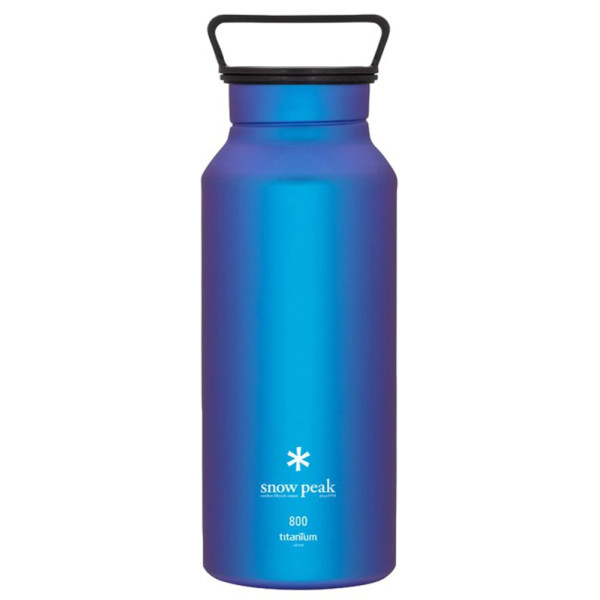 Bottle Snow Peak TW-800-BL Titanium Aurora Bottle 800ml Blue