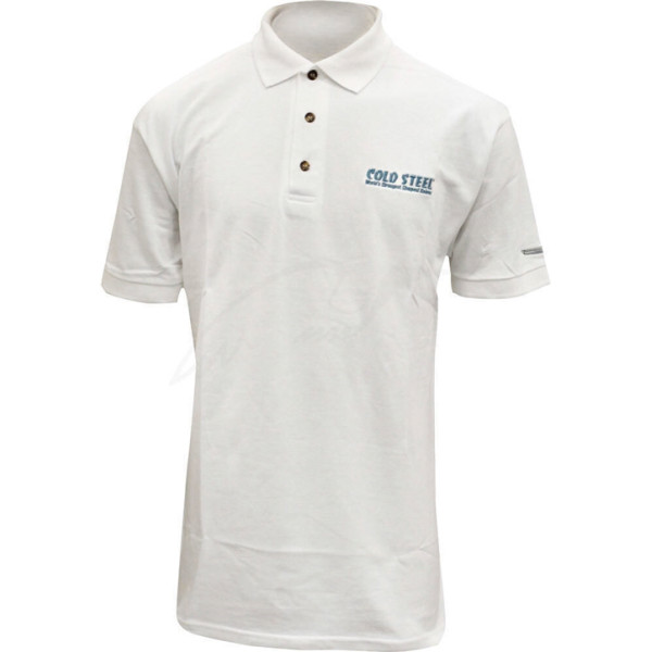 Футболка Cold Steel Embroidered Polo. Розмір - L. Колір - білий