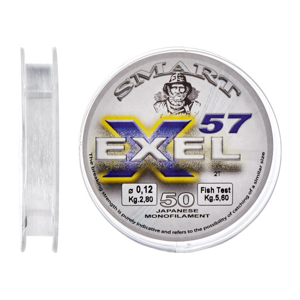 Smart Exel 57 fishing line, 50m, 0.16mm, 3.6kg