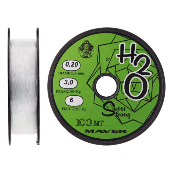 Smart H2O fishing line, 100m, 0.18mm, 2.4kg