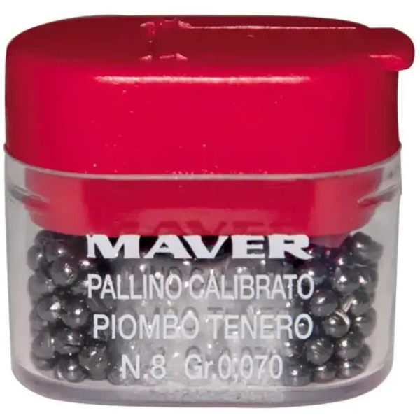 Набор грузил Maver Pallini Supercalibrati Teneri №2 (0.242g)