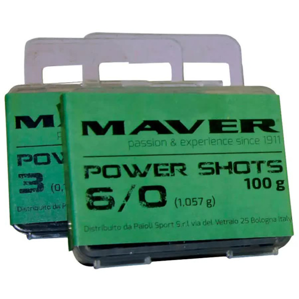 Набор грузил Maver Power Shots №8/0 (1.878g) 100g