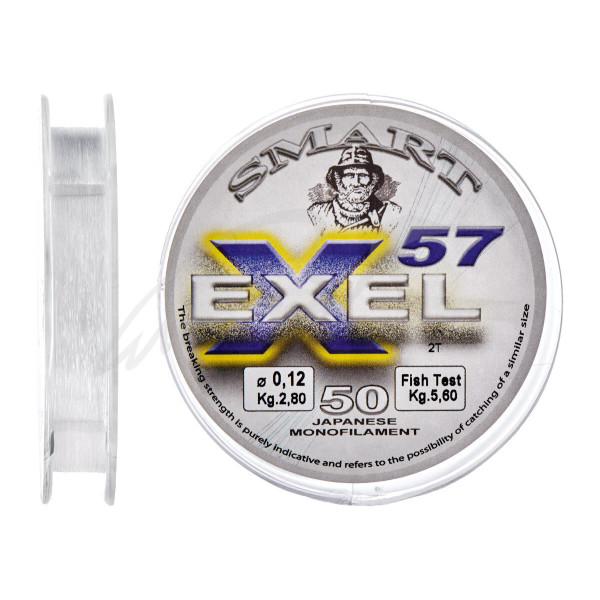 Smart Exel 57 fishing line, 50m, 0.22mm, 6.8kg