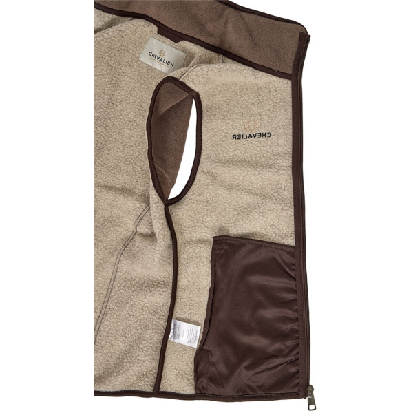 Chevalier Mainstone Fleece Vest Women. 38. Saddle Brown