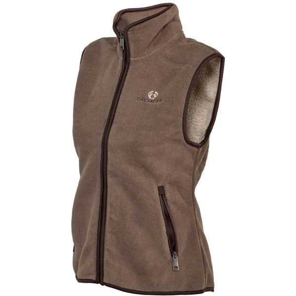 Chevalier Mainstone Fleece Vest Women. 38. Saddle Brown