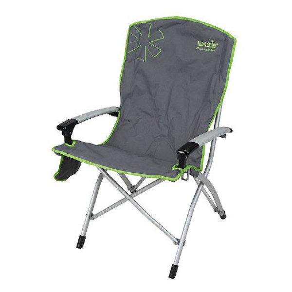 Крісло Norfin Ulvia max120кг/NF Alu ц:сіро-зелений