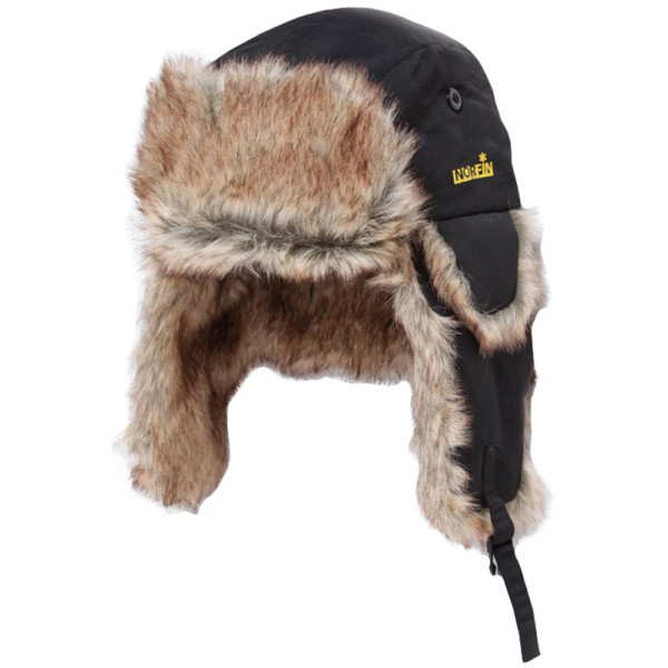Шапка Norfin Ushanka XL Черный