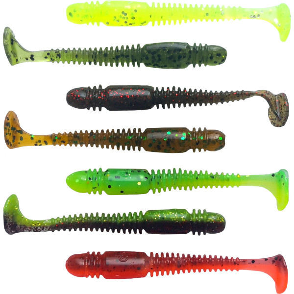 Silicone Lucky John Tioga 2.9" MIX2 (7pcs/pack)
