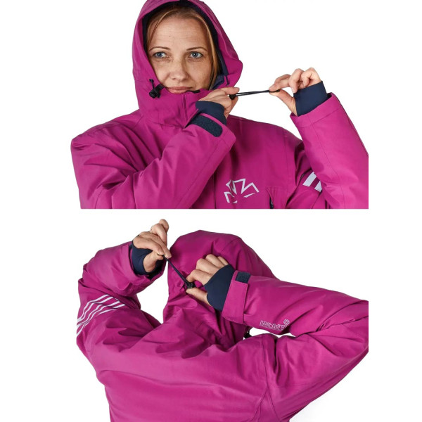Куртка Norfin Women Nordic Purple M -35°C / 8000мм Пурпурный