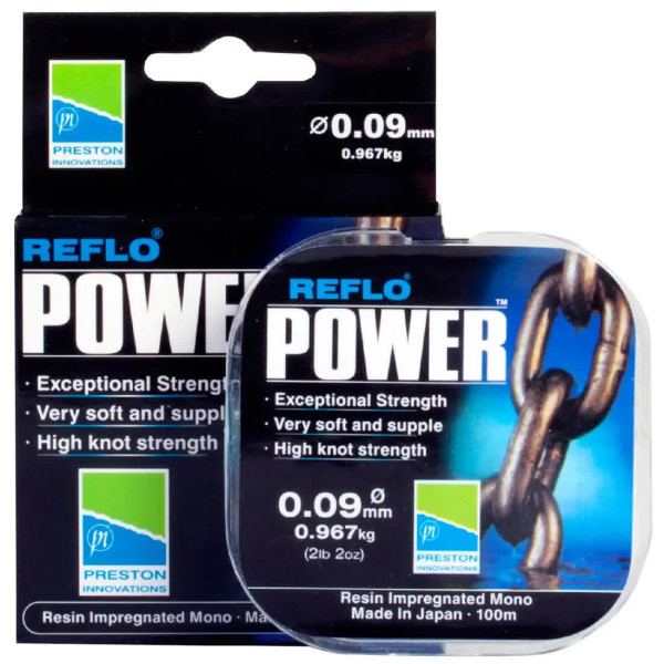 Line Preston Reflo Power 100m 0.10mm 1.205kg