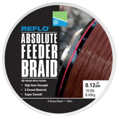 Cord Preston Absolute Feeder Braid 0.12mm 8.40kg