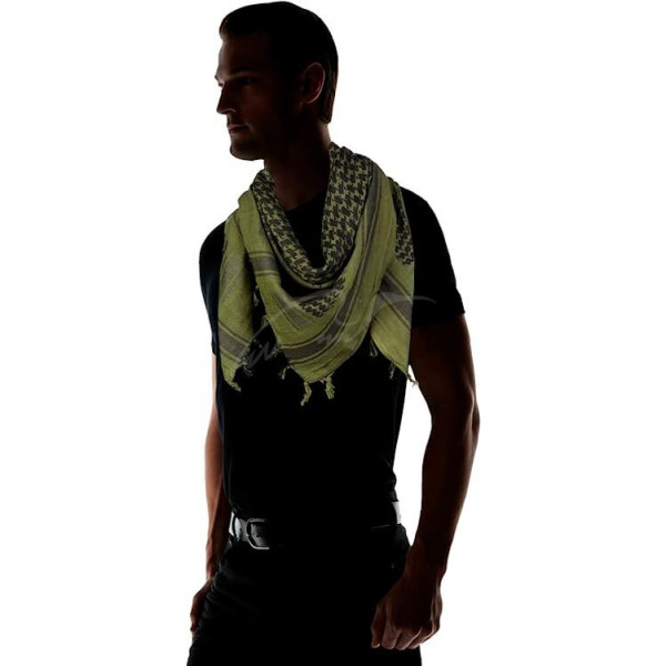 Defcon 5 Afghan Shamag Scarf. Olive