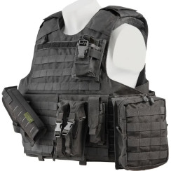 Defcon 5 Law Enforcement Vest Carrier Tactical Vest, Black
