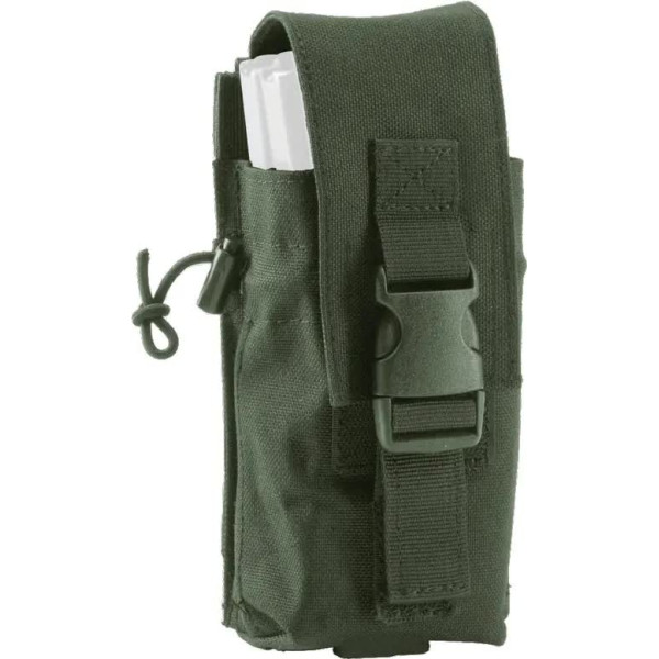 Pouch Defcon 5 M4-AK47 SINGLE. Olive Green