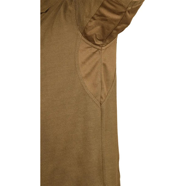Defcon 5 Tactical Polo Short Sleeves with Pocket XL Coyote Brown