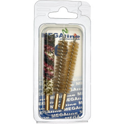 MEGAline Brush Set, 9mm Caliber, Brass/Nylon/Wool, 1/8" F