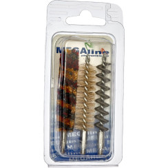 MEGAline brush set, caliber .410. Brass/nylon/wool. M5 M