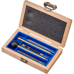 MEGAline .22 caliber pistol cleaning kit. 1/8 brass.
