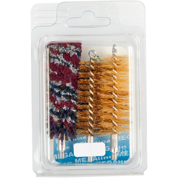 MEGAline brush set, cal. 20. Nylon/brass/wool. M5 M