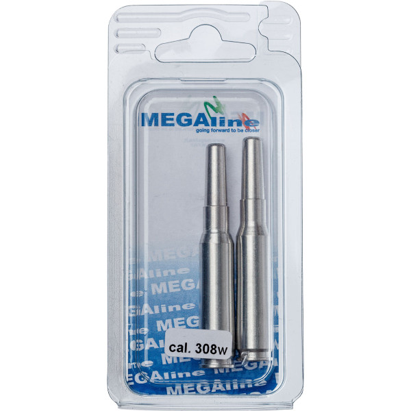 Dummy cartridge MEGAline cal .308 Win. Aluminum. 2 pcs