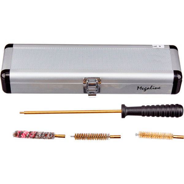 MEGAline 9mm Pistol Cleaning Kit. Brass 1/8"