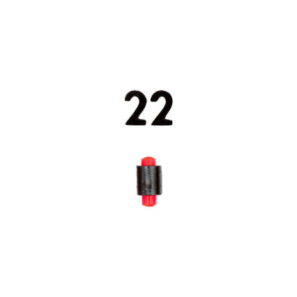 MEGAline 180/22 D.2.6 front sight. Color - red