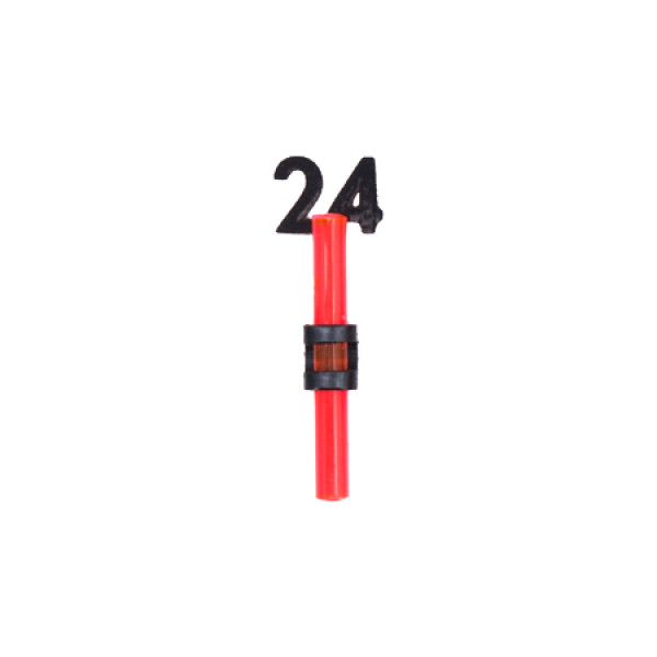 MEGAline 180/24 D.2.6 front sight. Color - red