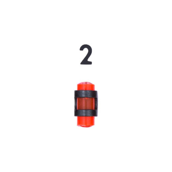 MEGAline 180/2 D.3 front sight. Color - red