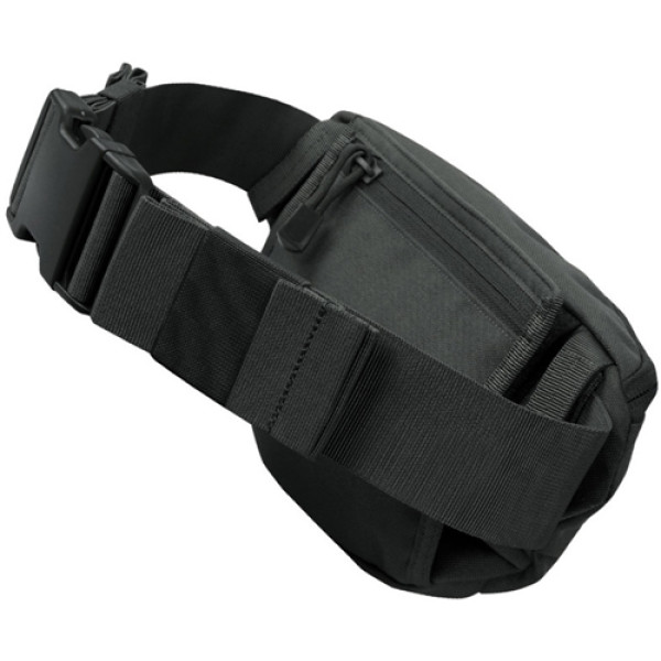Condor Draw Down Waist Bag. Black