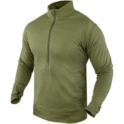 Термокофта Condor-Clothing Base II Zip Pullover. XXL. Olive drab