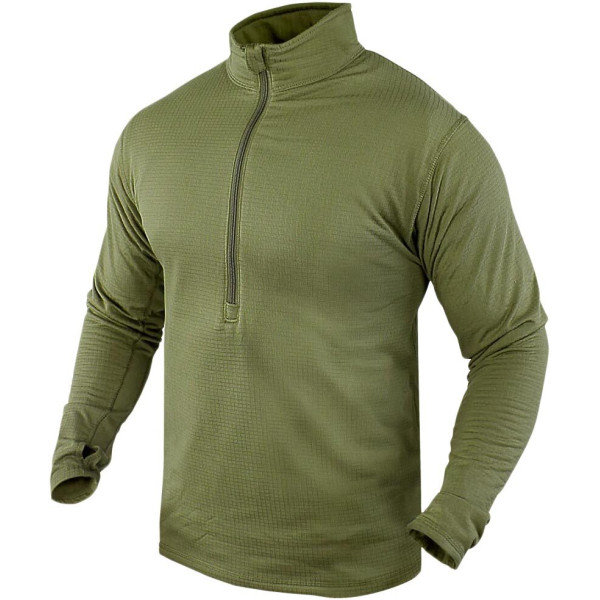 Термокофта Condor-Clothing Base II Zip Pullover. M. Olive drab
