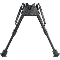 Harris Bipod S-BR with sling swivel. 15.2-22.9 cm. Swivel base.