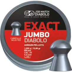 Кулі пневматичні JSB Diabolo Exact Jumbo. Кал. 5.52 мм. Вага - 1.03 р. 250 шт/уп
