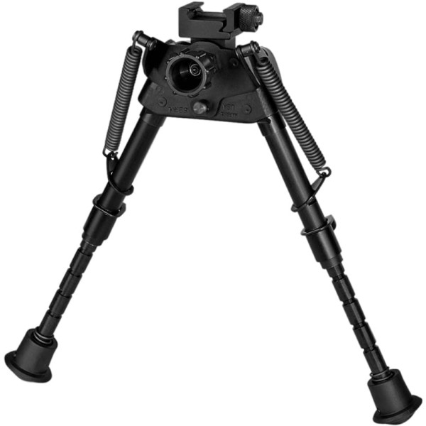 Harris Bipod S-BRMP on Picatinny 15.2-22.9 cm. Articulated base. Spring-loaded legs.