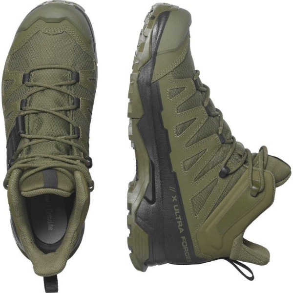 Ботинки Salomon X ULTRA Forces MID 9.5 Green Black