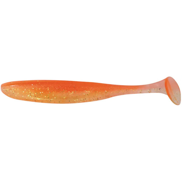Keitech Easy Shiner 4" Silicone (7 pcs/pack) color: ea#06 orange flash