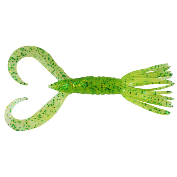 Silicone Keitech Little Spider 2" (8 pcs/pack) c: 424 lime chartreuse
