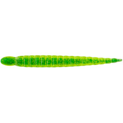 Keitech Custom Leech 3" Silicone (10 pcs/pack) 424 Lime Chartreuse