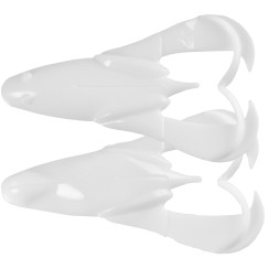 Keitech Noisy Flapper Silicone 3.5" (5 pcs/pack) color: 009 white