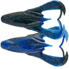 Keitech Noisy Flapper Silicone 3.5" (5 pcs/pack) color: 413 black blue