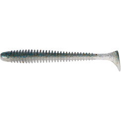Keitech Swing Impact Silicone 4.5" (6 pcs/pack) c:ea#22 electric silver shiner