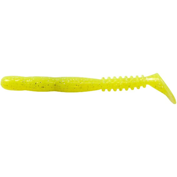 Silicone Reins ROCKVIBE SHAD 3" 129 Glow Chart Silver 15pcs