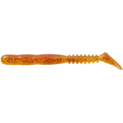 Silicone Reins ROCKVIBE SHAD 3" 566 Motor Oil Red Flake 15pcs
