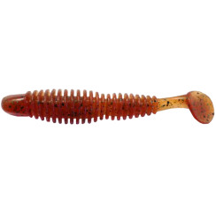 Silicone Reins Bubbring Shad 3" 568 Fire Sugar 8pcs