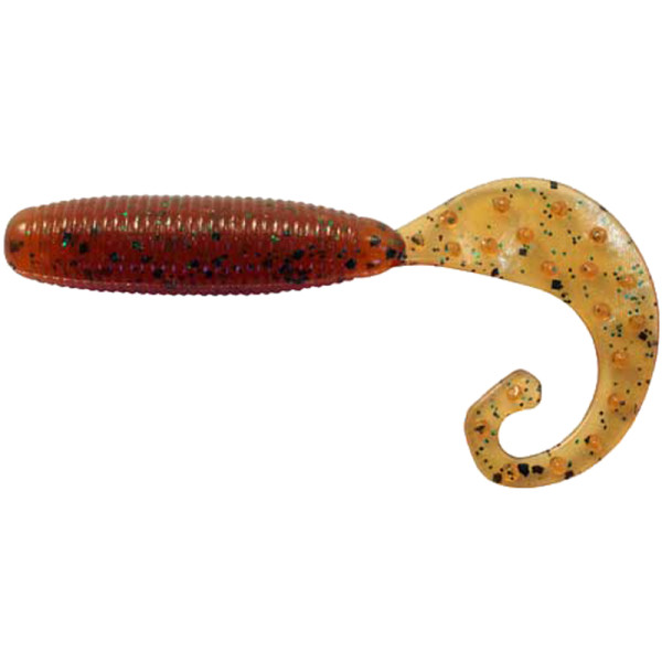 Силікон Reins FAT G TAIL GRUB 3" 568 Fire Sugar 12шт