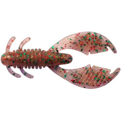 Silicone Reins AX Crow Mini 2" 406 Boil Shrimp 12 pcs